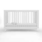מיטת תינוק חדר תינוק מעוצב מיטת תינוק ריי בצבע לבן לחדר התינוק סגל בייבי