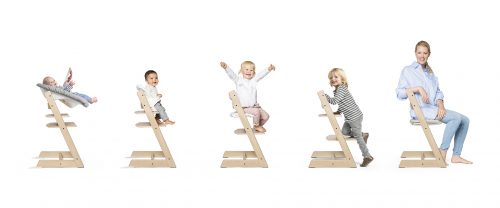 כסא אוכל Tripp Trapp Stokke טריפ טראפ אפור סגל בייבי