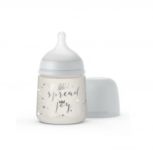 בקבוק לתינוק פטמה פיזיולוגית צבע כסף SX PRO 150 מ"ל מבית סובינקס - בקבוקי תינוקות