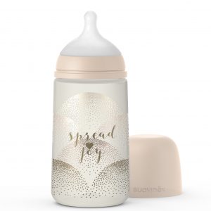 בקבוק תינוק 360 מ"ל SX PRO איור לב זהב