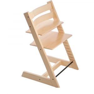 כסאות אוכל לתינוק - טריפ טראפ Tripp Trapp Stokke עץ טבעי סגל בייבי
