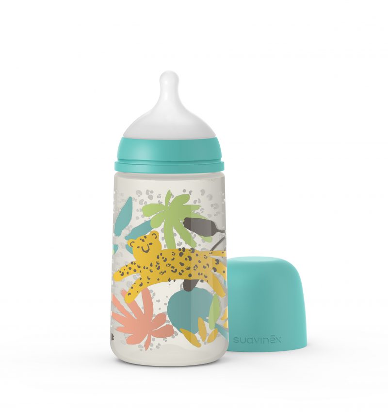 בקבוק לתינוק - בקבוק עם הפטמה המהפכנית SX PRO - צבע ירוק - SUAVINEX