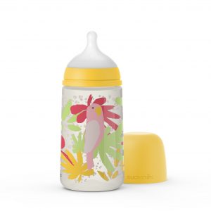 בקבוק לתינוקות SX PRO צהוב 270 מ"ל סובינקס מקולקציית JUNGLE