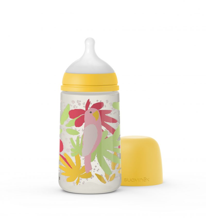 בקבוק לתינוקות SX PRO צהוב 270 מ"ל סובינקס מקולקציית JUNGLE