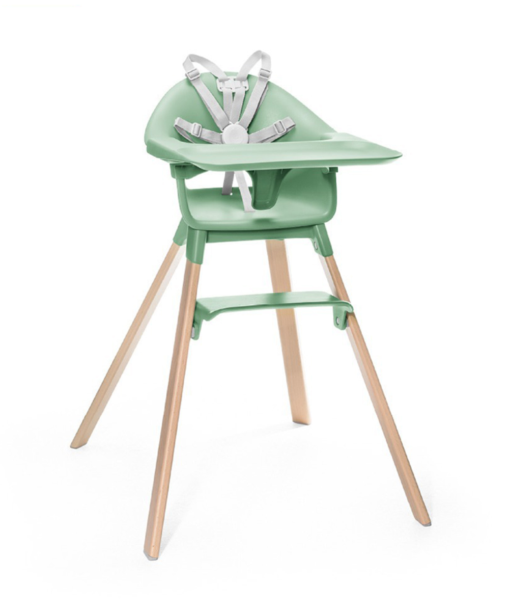 כסא אוכל Clikk Stokke ירוק כסא אוכל מעוצב סגל בייבי