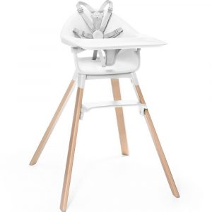 כסא אוכל ארגונומי קליק לבן – Stokke CliKK