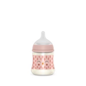 בקבוק תינוק למים או האכלה 150 מ"ל SX PRO ינשוף ורוד