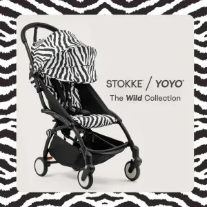 עגלת טיולון YOYO³ Wild – זברה עגלת טיולון YOYO³ Wild – זברה