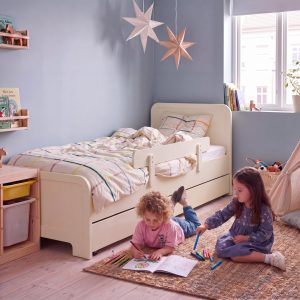 סט מיטת מימי + מיטת חבר חלב שקדים + מזרן עליון